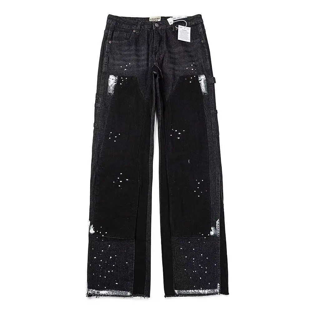 Gucci GG-Embroidered Distressed Denim Jeans - 12