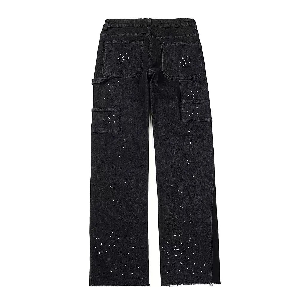 Gucci GG-Embroidered Distressed Denim Jeans - 14