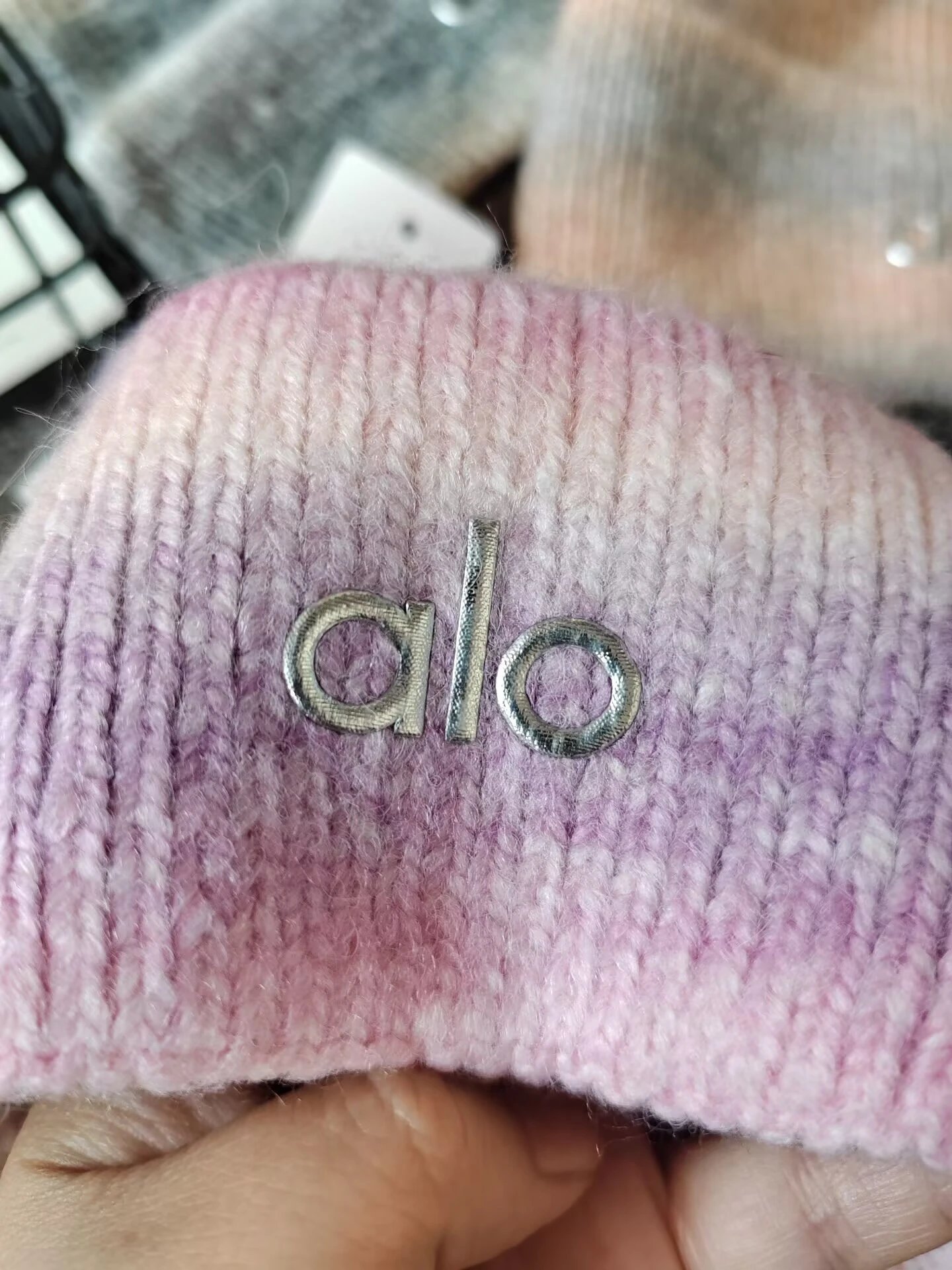 Alo Yoga Tie-Dye Beanie Pink Purple Multicolor - 12