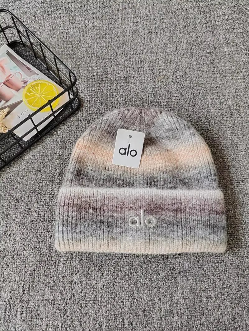 Alo Yoga Tie-Dye Beanie Pink Purple Multicolor - 6