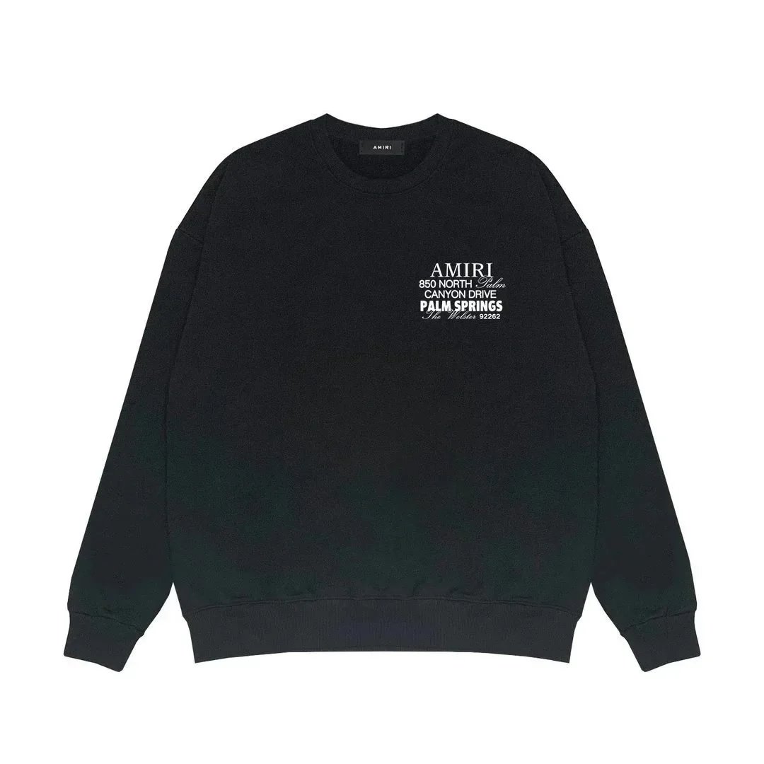 Amiri Dot Logo Crewneck Sweatshirt Black - 6