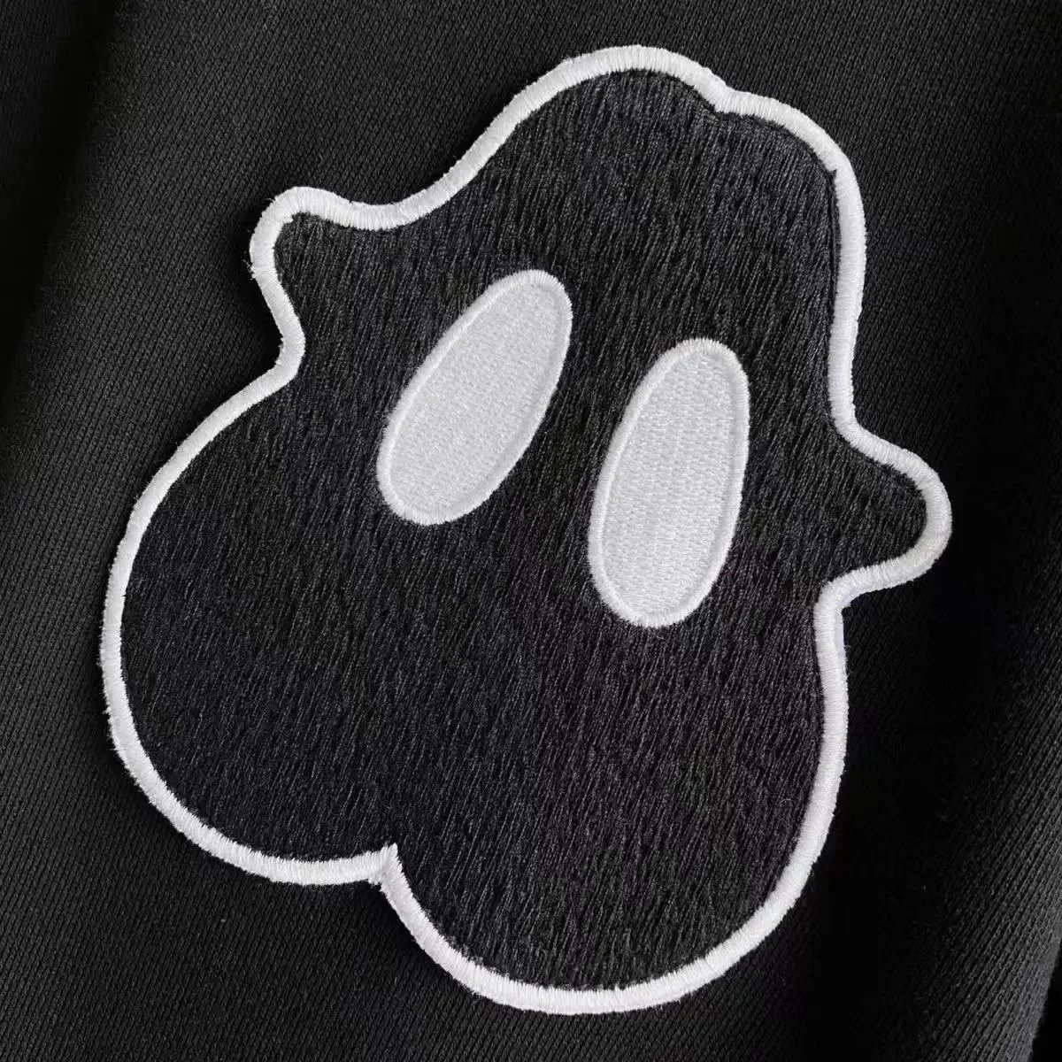 Burberry x KAWS Ghost Hoodie Black - 4