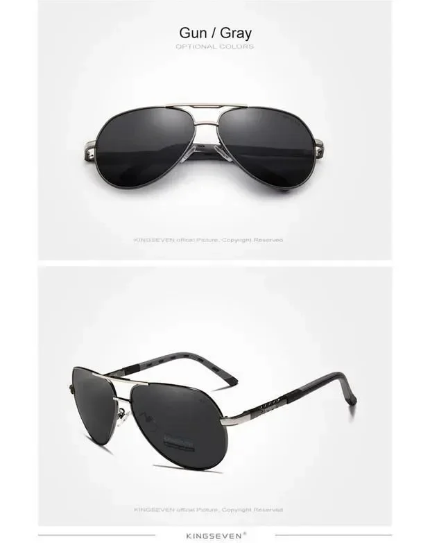 KINGSEVEN Eyewear Aviator Sunglasses product detail image 1