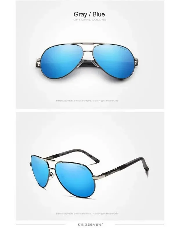 KINGSEVEN Eyewear Aviator Sunglasses product detail image 2