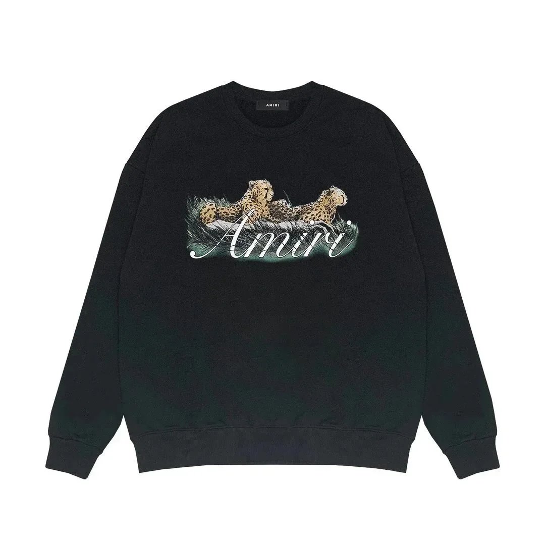 Amiri Dot Logo Crewneck Sweatshirt Black - 3