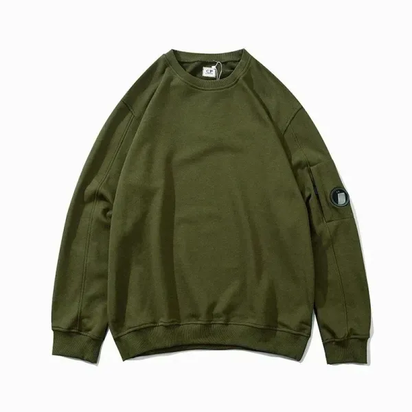 Stone Island Oversized Crewneck Sweatshirt Army Green - 1