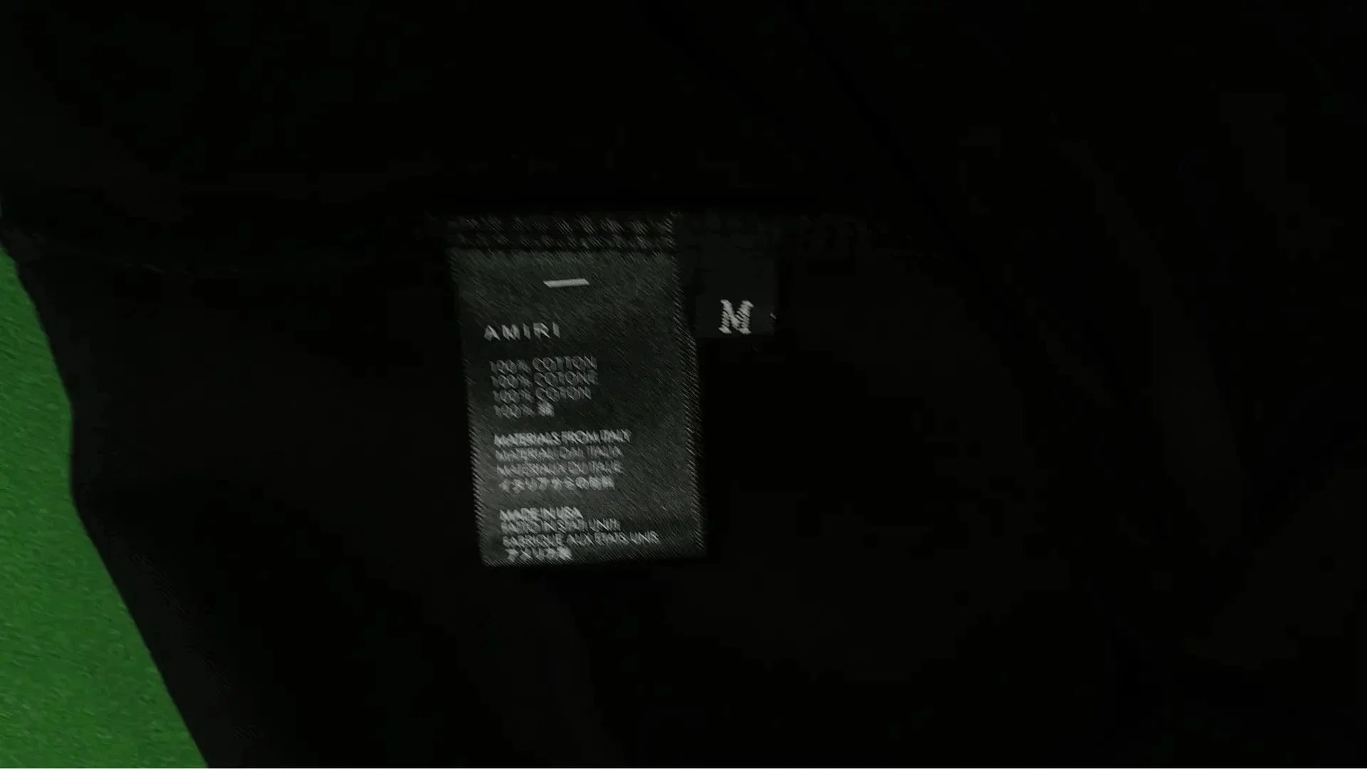 Amiri Shanghai Flagship Store Limited Edition Black T-Shirt - 6