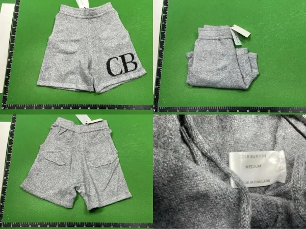 Cole Buxton CB Logo Knit Sweater Navy - 5