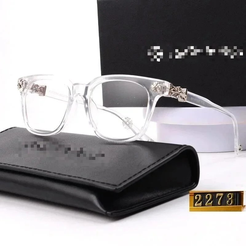 Unbranded Eyewear Square frames with floral cross temple embellishments image 4