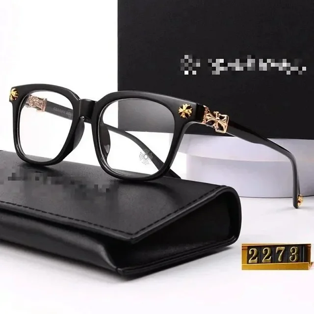 Unbranded Eyewear Square frames with floral cross temple embellishments product detail image 1