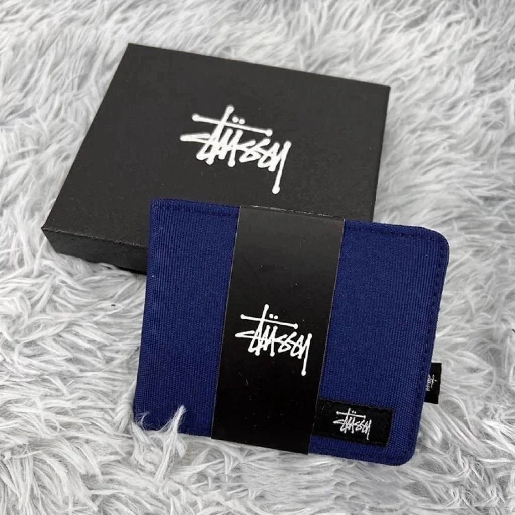 Stüssy Wallets & Card Holders Canvas Bifold Wallet image 3