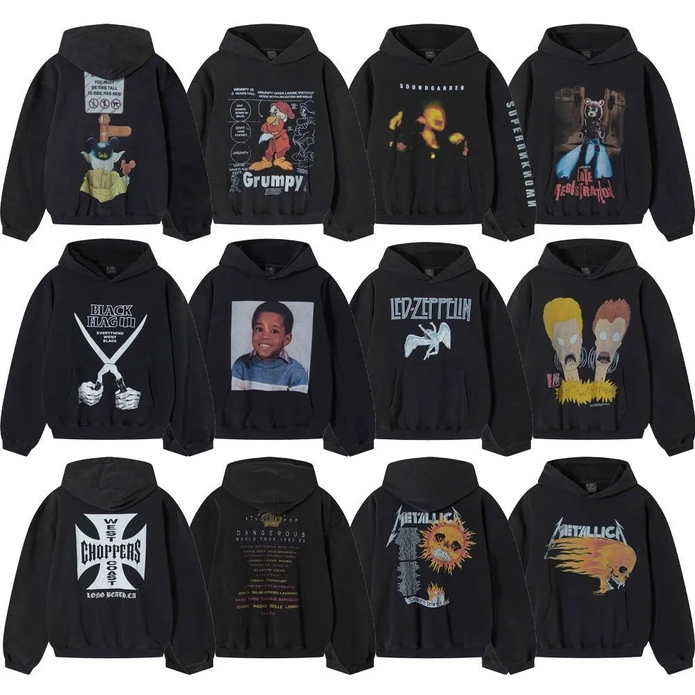 Vintage Graphic Hoodies [13 styles]