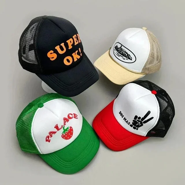 Unbranded Hats Mesh Trucker Baseball Cap with Printed Graphic product detail image 1