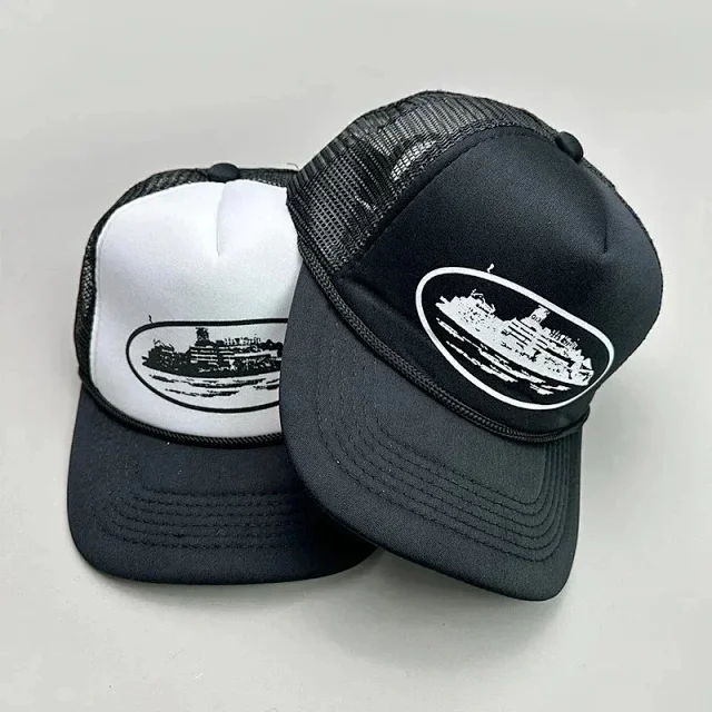 Unbranded Hats Mesh Trucker Baseball Cap with Printed Graphic product detail image 2
