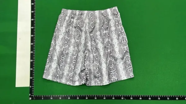 GRA Floral Mesh Shorts Beige Multicolor - 5