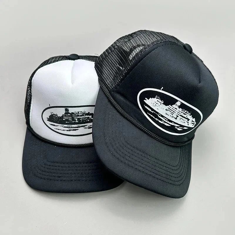 Unbranded Hats Mesh Trucker Baseball Cap with Printed Graphic image 2