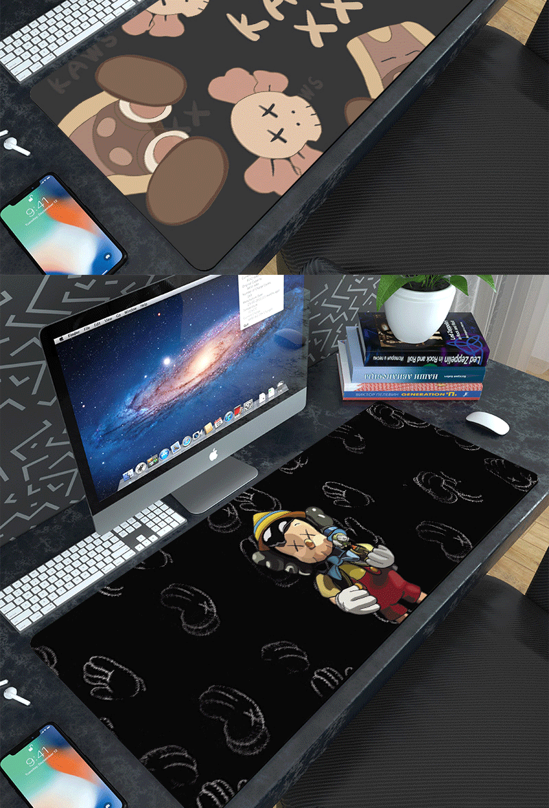 Design XX Stitched Graphic Mouse Pad Mint Green Computer Accessories - 7
