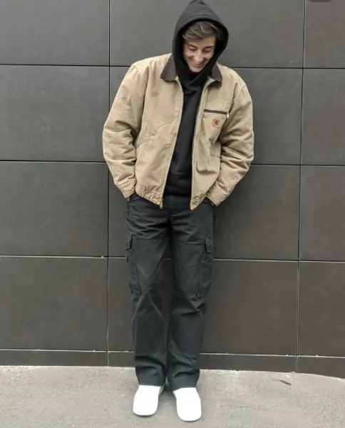 Carhartt Work In Progress Detroit Jacket Beige Outerwear - 19