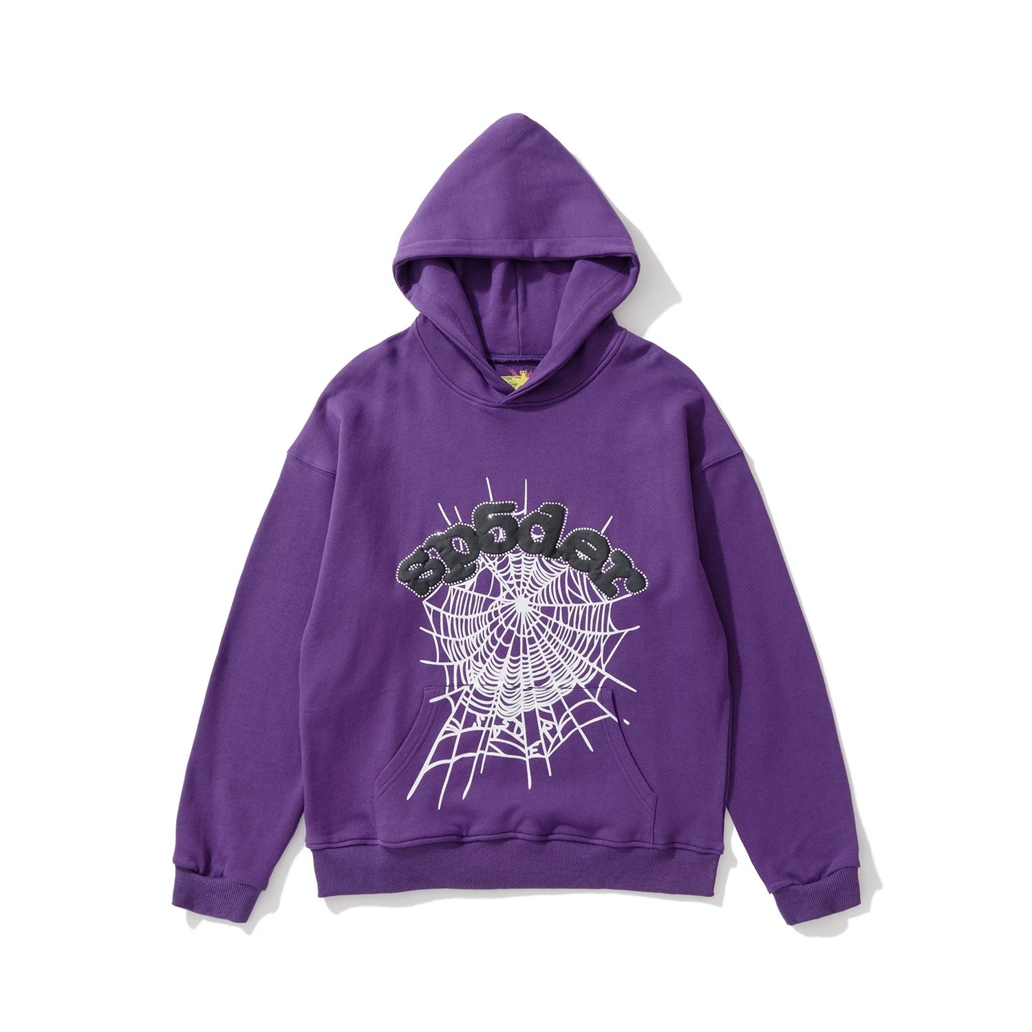 SP5DER Spider Web Hoodie Purple