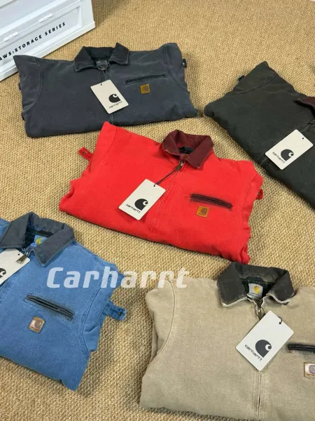 Carhartt Work In Progress Detroit Jacket Beige Outerwear - 2