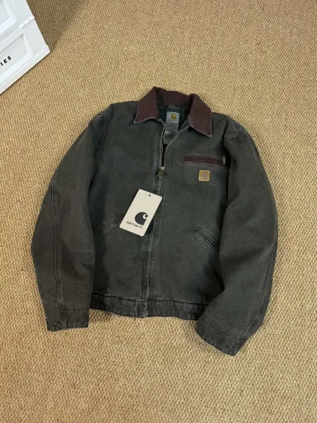 Carhartt Work In Progress Detroit Jacket Beige Outerwear - 7