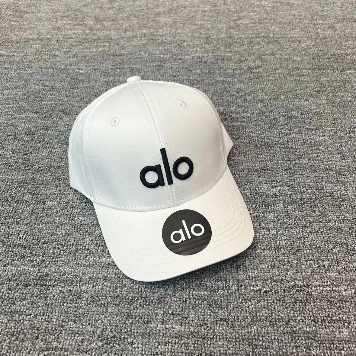 Alo Yoga Classic Logo Navy Baseball Cap - 10