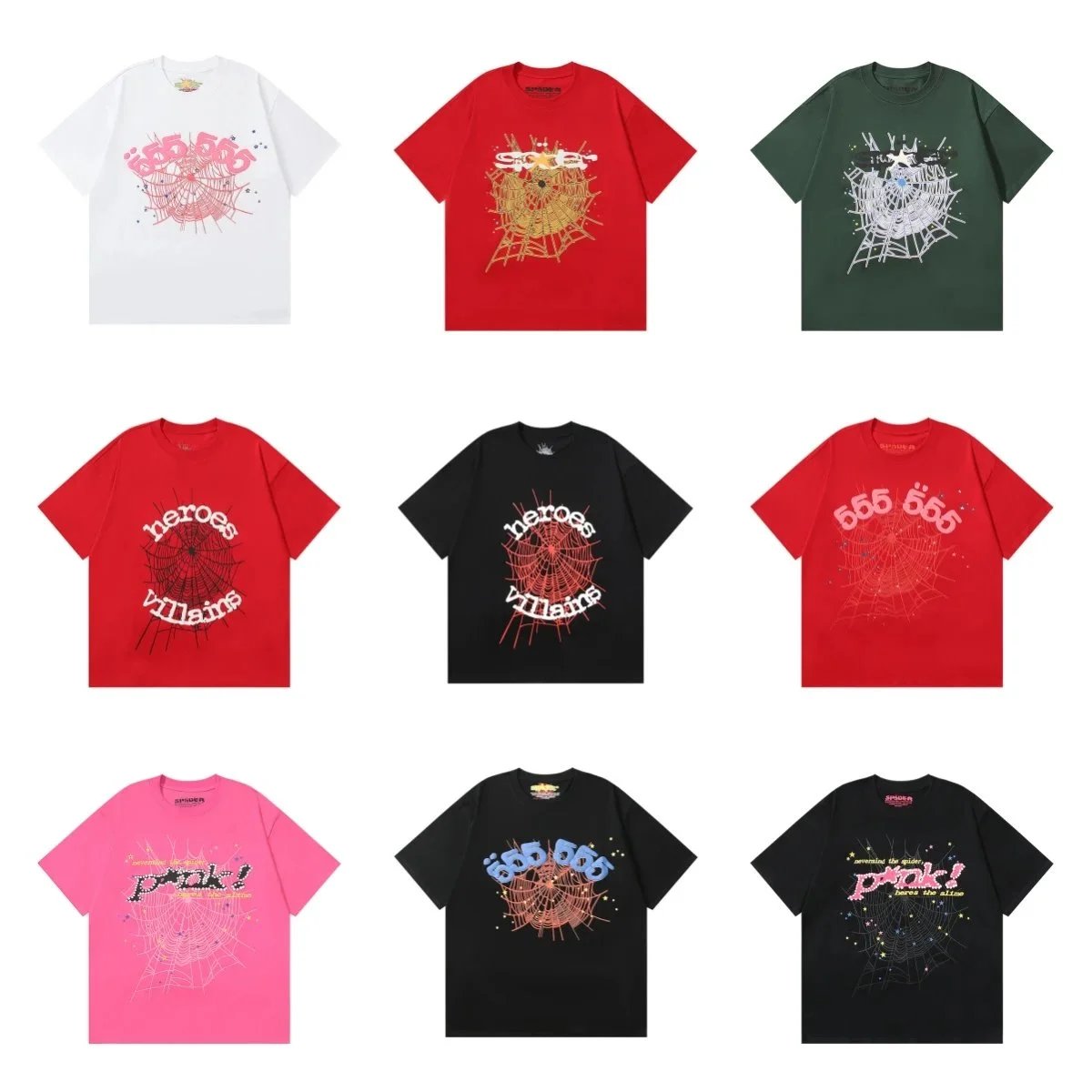 Sp5der Web Graphic T-Shirt [37 styles]
