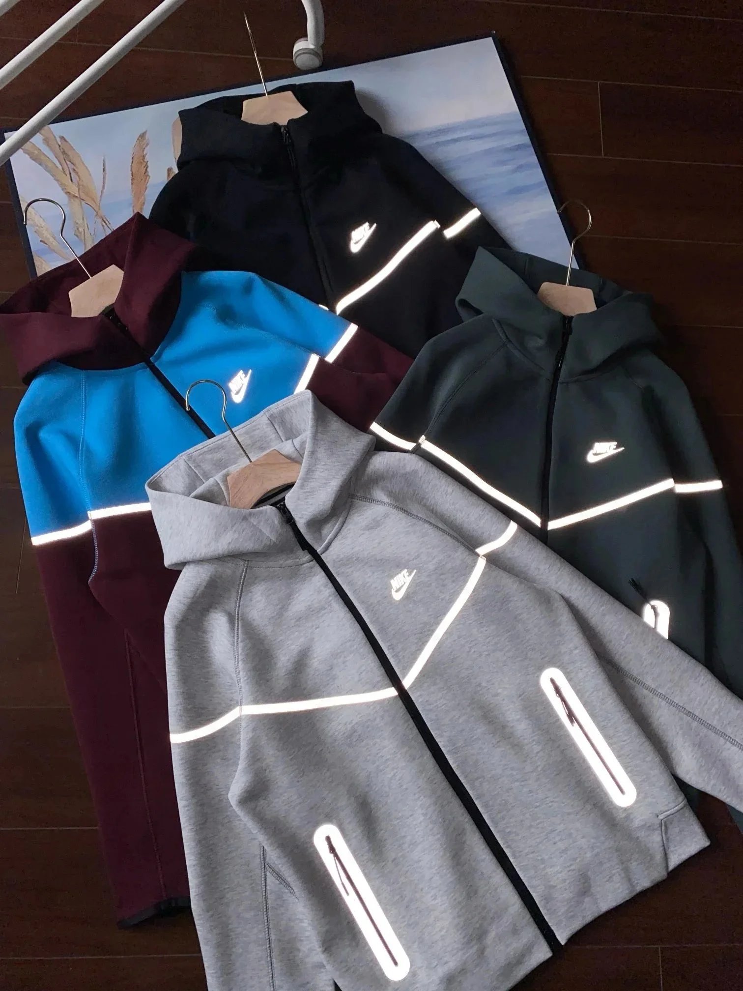 Nike Reflective Zip-Up Hoodie Jacket