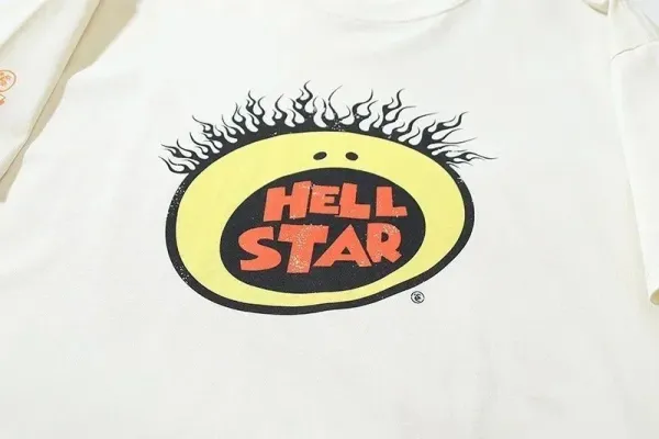 Hellstar Path to Paradise Oversized Graphic T-Shirt Cream - 10