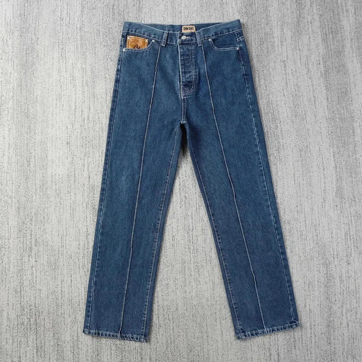 Denim Tears Star Embroidered Light Gray Jeans - 3
