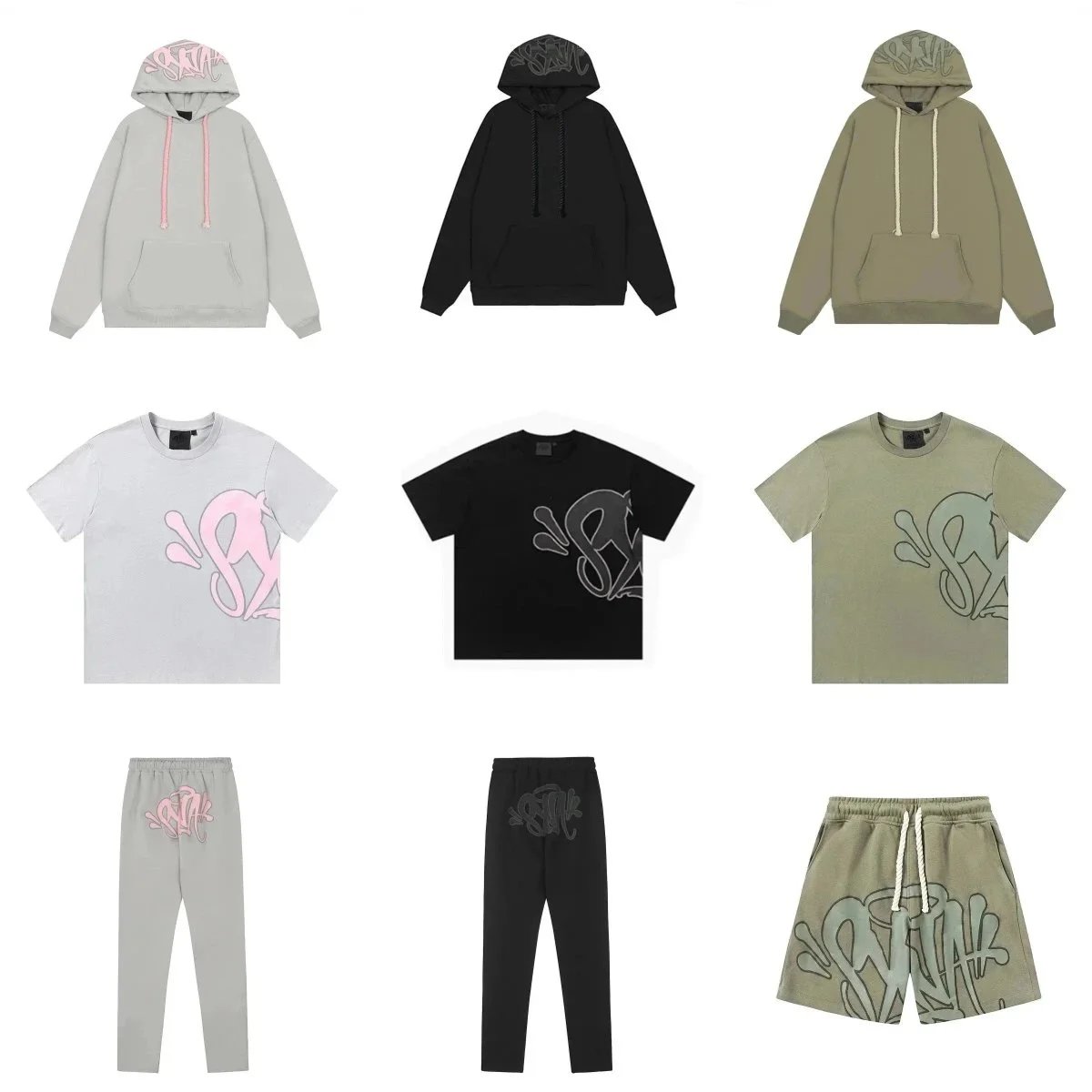Syna World Hoodie/T-Shirt/Pants/Shorts Set [40 styles]