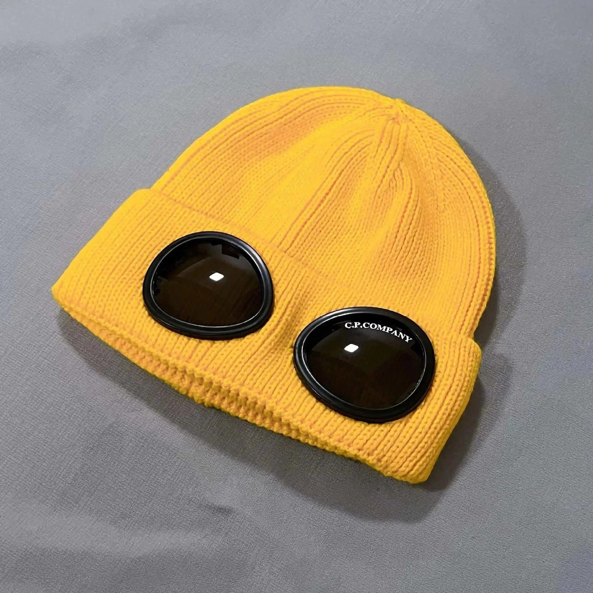 C.P. Company Goggle Beanie Burgundy Hat - 8