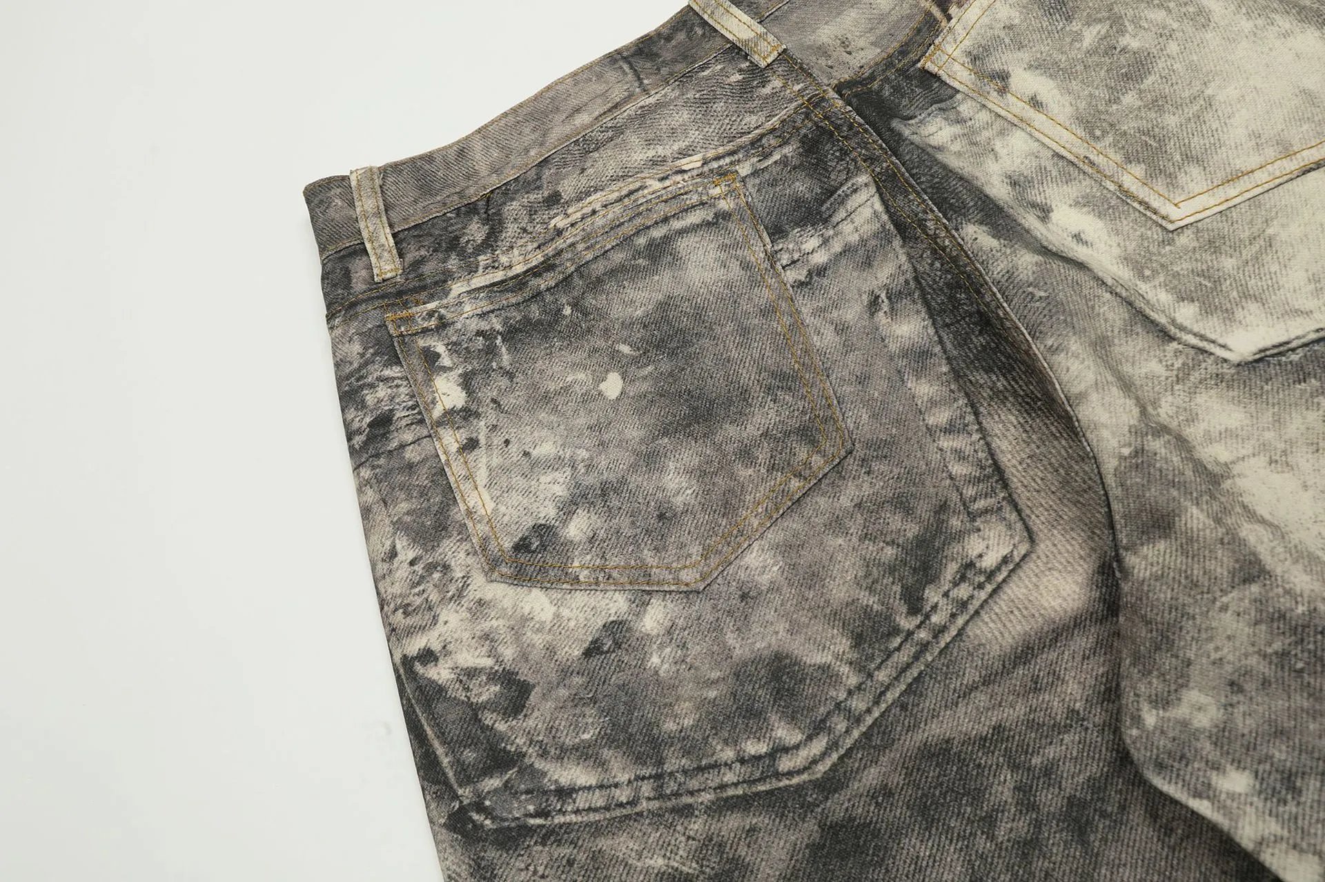 Maison Margiela Artisanal Distressed Washed Denim Jeans - 25
