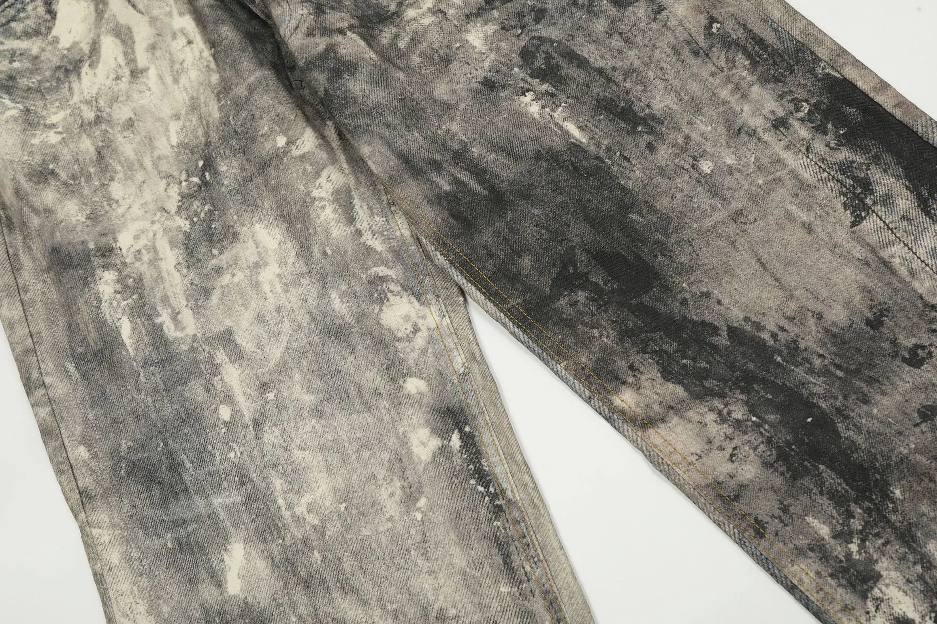 Maison Margiela Artisanal Distressed Washed Denim Jeans - 26