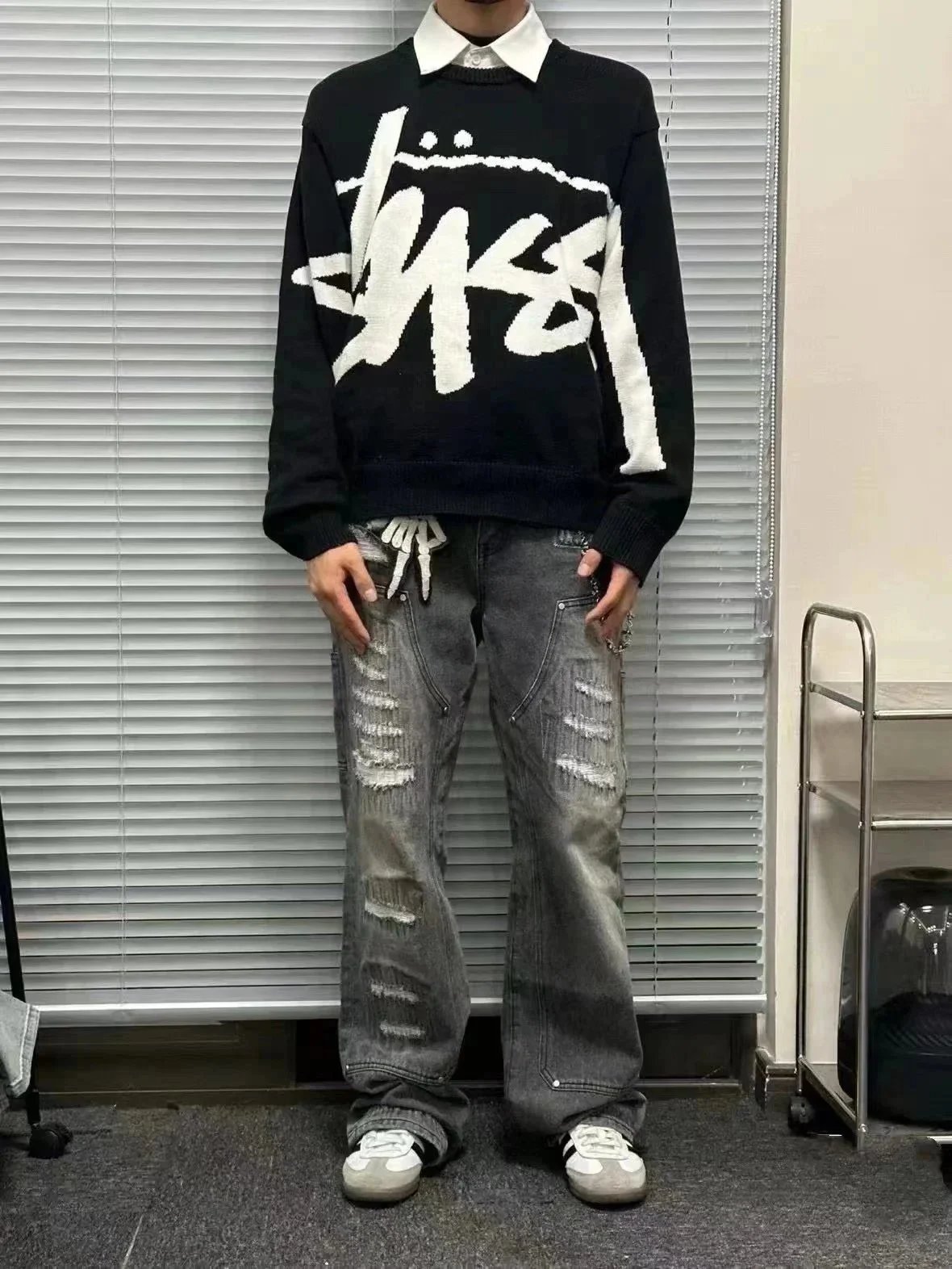 Gallery Dept. 8-Ball Knit Sweater Beige - 10