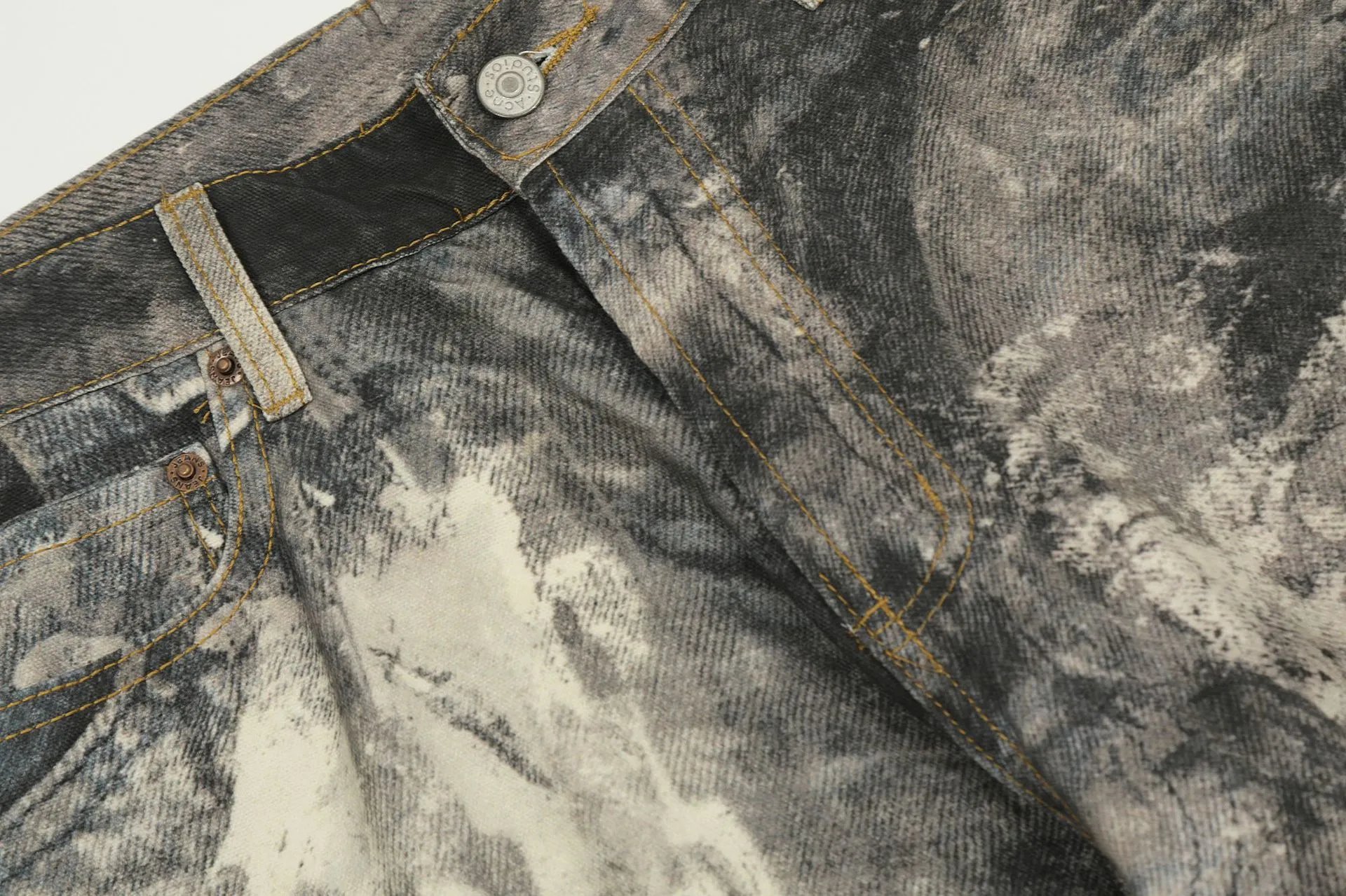 Maison Margiela Artisanal Distressed Washed Denim Jeans - 29
