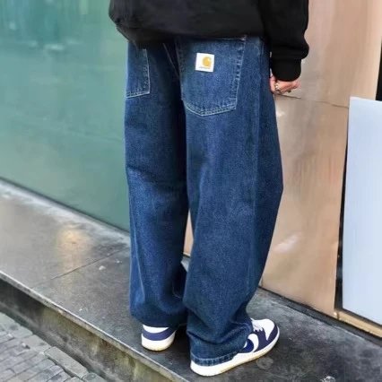 Carhartt Work In Progress Carhartt WIP Loose Fit Denim Jeans Navy Jeans