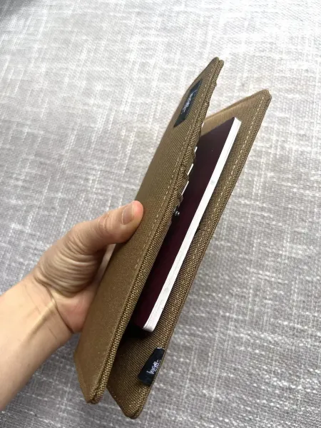 Stüssy Long Wallet Burgundy Canvas Wallet - 7