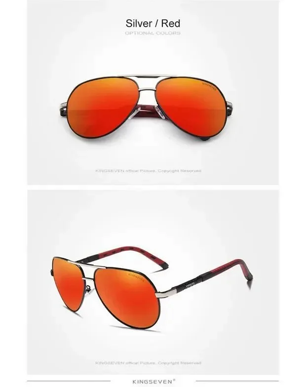 KINGSEVEN Eyewear Aviator Sunglasses product detail image 3