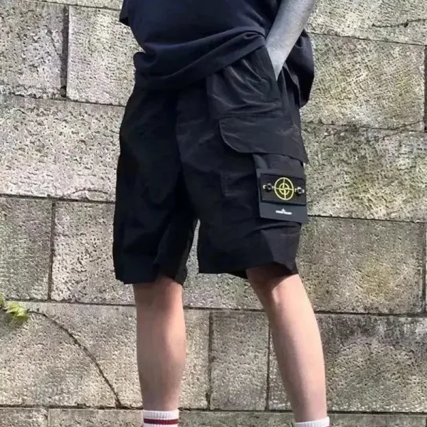 Stone Island Shadow Project Black Technical Shorts - 2
