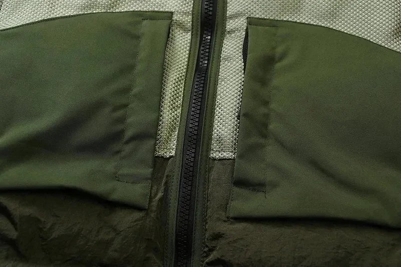 Stone Island Patchwork Down Jacket Olive Yellow - 10