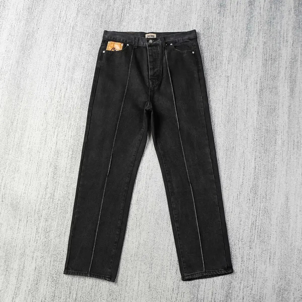 Denim Tears Star Embroidered Light Gray Jeans - 5