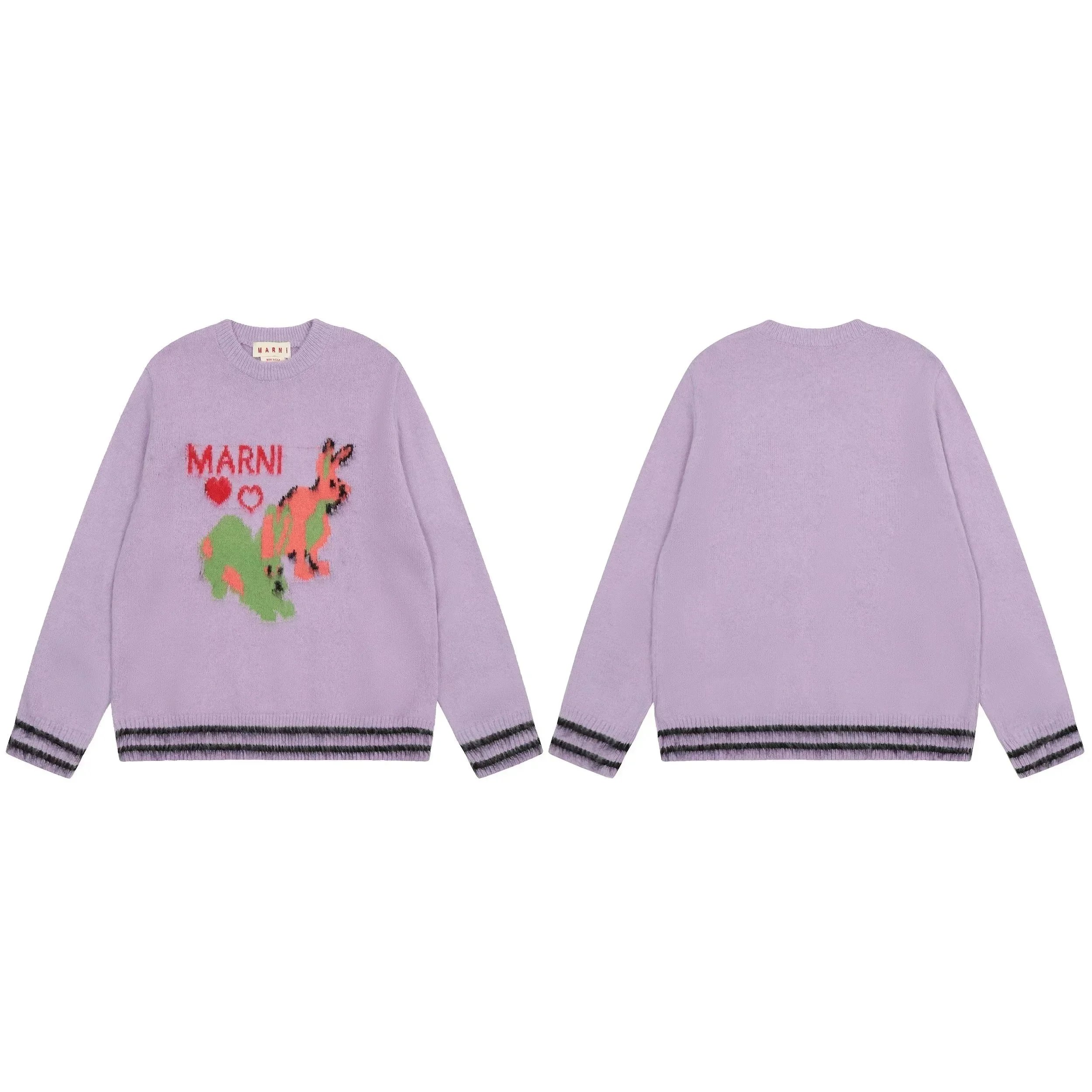 Cole Buxton CB Logo Knit Sweater Black - 8