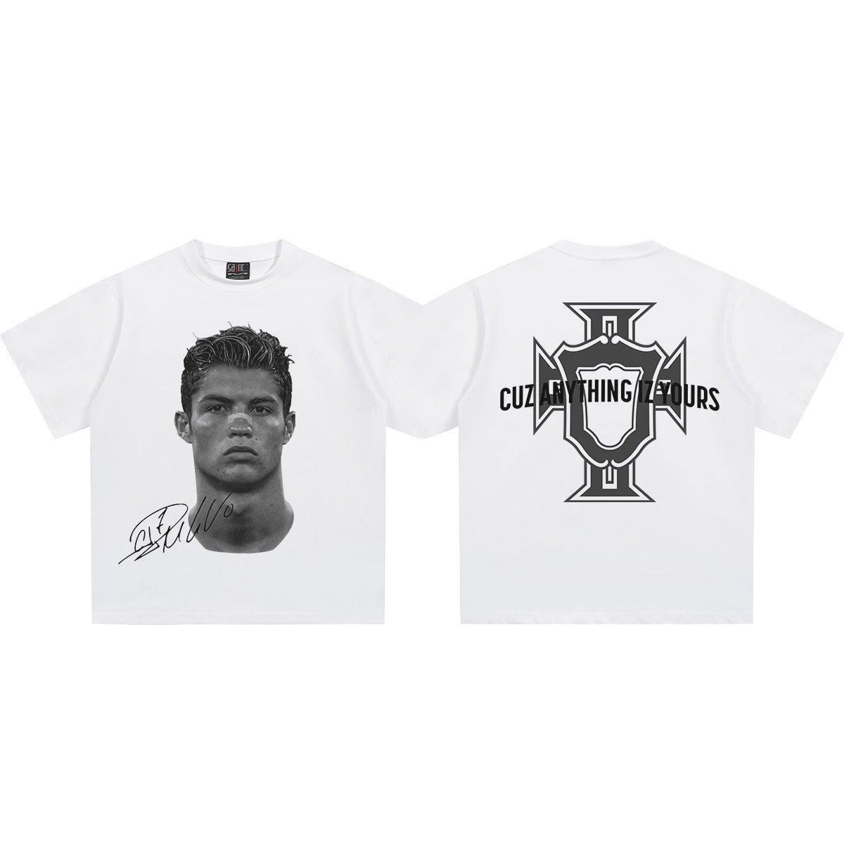 Cristiano Ronaldo Print T-Shirt photo 5