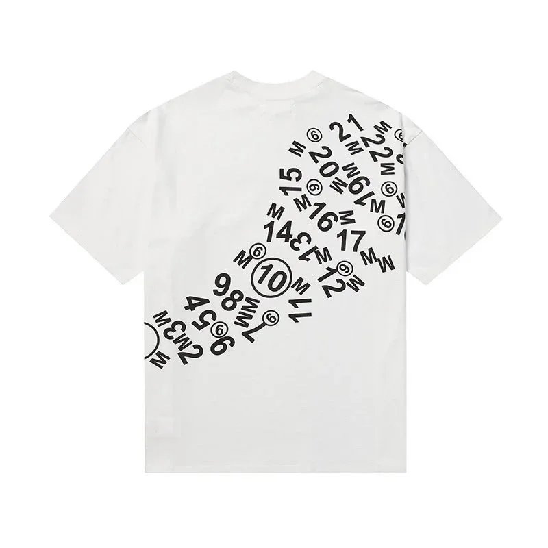 MM6 Maison Margiela Number Print White T-Shirt