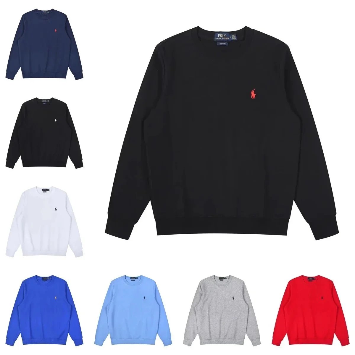 Ralph Lauren Black Crewneck Sweater