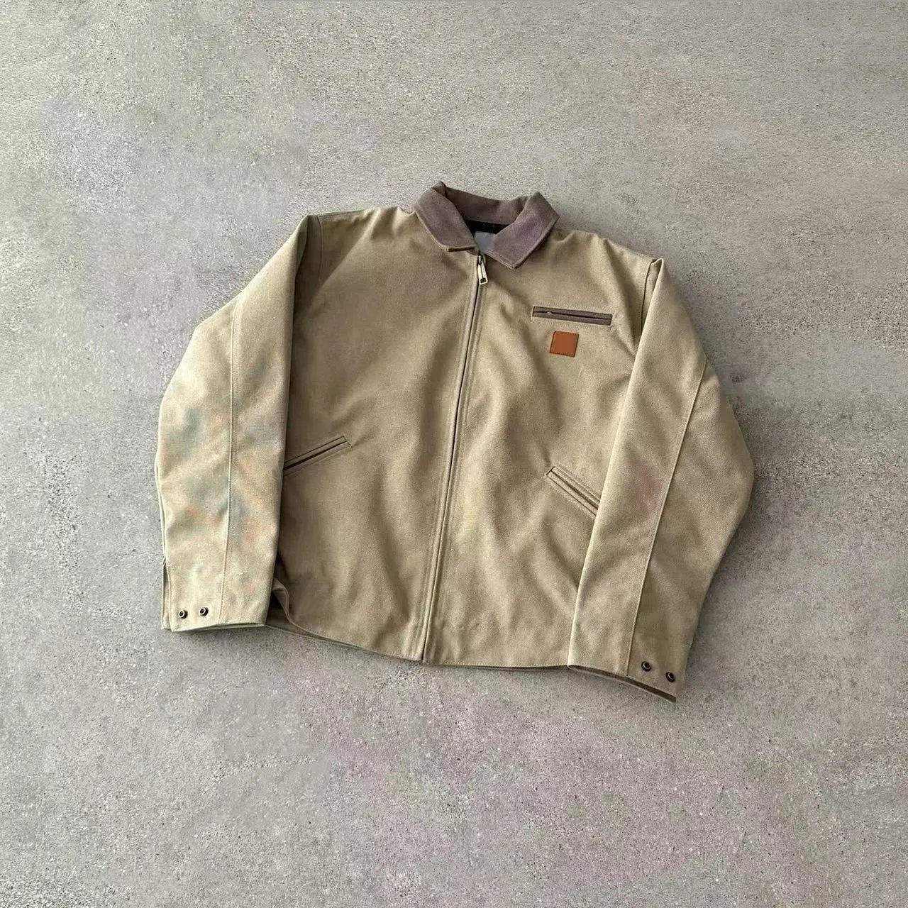 Carhartt Work In Progress Chore Coat Beige Jacket Outerwear.jacket