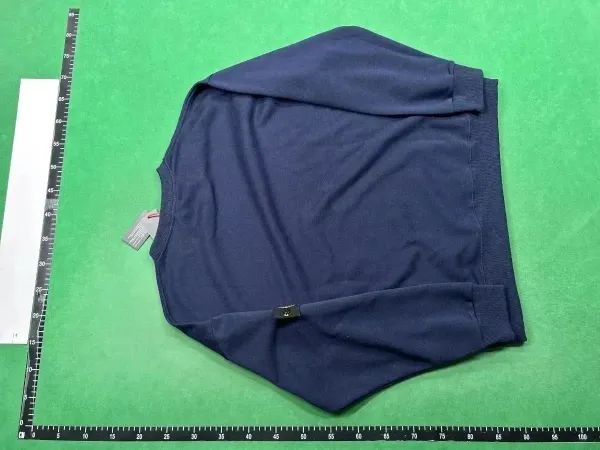 Stone Island Logo Embroidered Black Crewneck Sweatshirt - 34