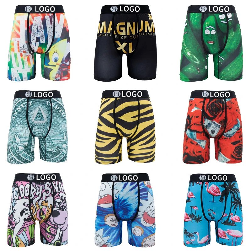 Extended-Trunk Boxer Briefs for Cross-border Fitness & Sports (EU/US Fit)