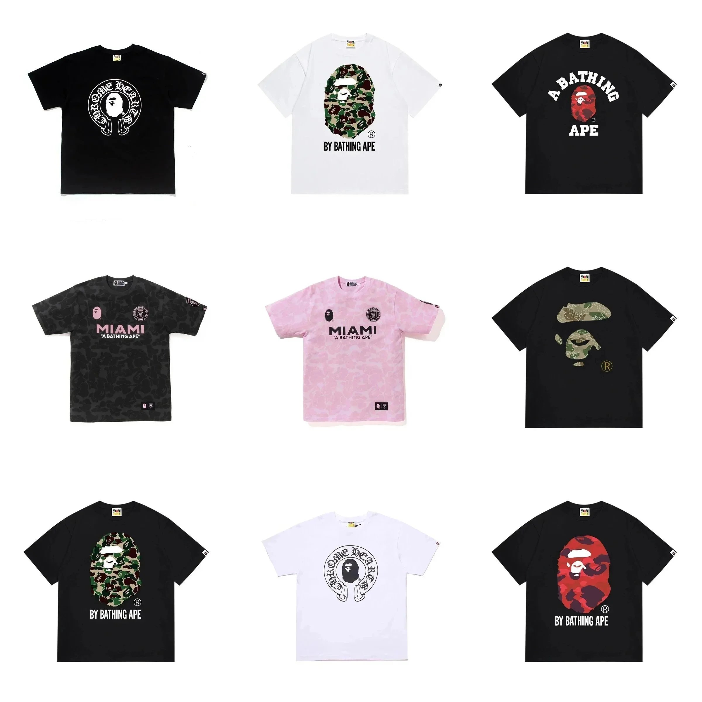 BAPE A Bathing Ape Abc Camo/Logo T-Shirt